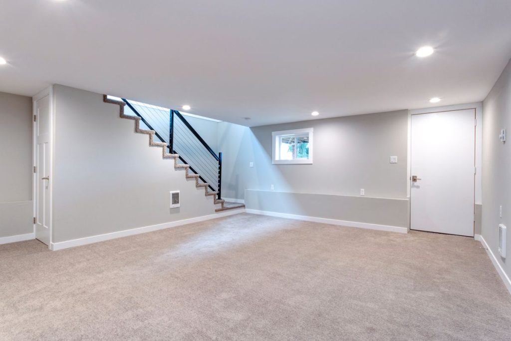 bright basement