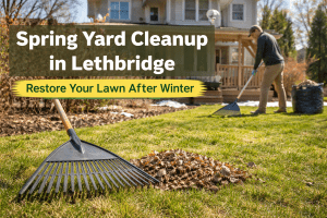 Spring Yard Cleanup in Lethbridge