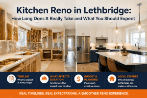 kitchen renovation in Lethbridge